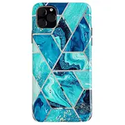 Fusion Geometric Marble Silikona Aizsargapvalks Samsung A217 Galaxy A21S Zaļš  Fsn-Gm-Sa-A217-Gr 4752243013175 39269097