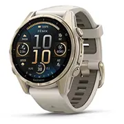 Garmin fenix 8 3.3 cm 1.3 Amoled 43 mm Digital 416 x pixels Touchscreen Gold Wi-Fi Gps Satellite  010-02903-11 753759337995