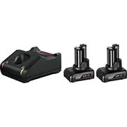 Gba 2X6.0Ah 12V, Gal 12V-40 Bosch Sākuma komplekts 1600A01B20  3165140968669
