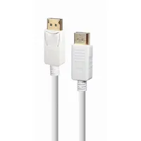 Gembird Cc-Dp2-6-W Displayport cable 1.8M white  6-Cc-Dp2-6-W 8716309129343