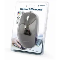 Gembird Optical Led Mouse Black  Mus-6B-02 8716309121804
