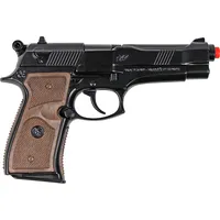 Gonher policista pistole, 8 šāviņi, melna, 39/6  4050401-0510 8410982003968