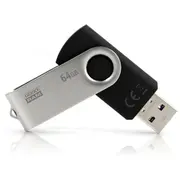 Goodram Uts3 Usb 3.0 64Gb melns  Uts3-0640K0R11 5908267920848