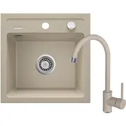 Granite sink with 1-Bowl faucet  Zqza7103 5908212058763 Wlononwcr2141