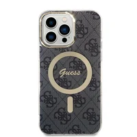 Guess Iml 4G Magsafe Case for iPhone 15 Pro Max Black  Guhmp15Xh4Stk 3666339194574