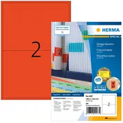 Herma 4567 self-adhesive label Rectangle Red 200 pcs  4008705045674 Wlononwcrrsh8