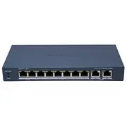 Hikvision Ds-3E1310Hp-EiB network switch Managed Fast Ethernet 10/100 Power over Poe Grey  6936422135867 Wlononwcrokcy
