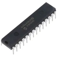 Ic Avr microcontroller Pdip28 Ext.inter 22 Cmp 3 Avr64  Avr64Db28-I/Sp