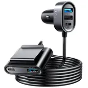 Joyroom Jr-Cl05 auto lādētājs  75W Pd, Qc Usb-A melns 6941237153173 85044030
