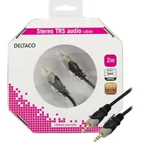 Kabelis Deltaco audio, 3.5Mm-3.5Mm, 2.0M / Mm-150-K  552199000017 734000463395