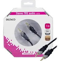 Kabelis Deltaco audio, 3.5Mm-3.5Mm, 1.0M / Mm-149-K  552199000016 734000467354