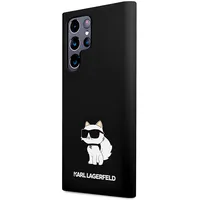 Karl Lagerfeld Liquid Silicone Choupette Nft Case for Samsung Galaxy S24 Ultra Black  Klhcs24Lsnchbck 3666339242343