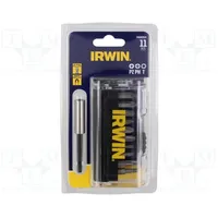 Kit screwdriver bits Phillips,Pozidriv,Torx 25Mm 11Pcs.  Irw-Iw6062528 Iw6062528