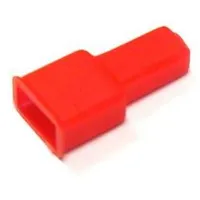 Kontaktu izolators M-6.3Mm sarkans plastmasa  Co/Iz/6.3Mr