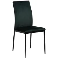 Krēsls Demina 43.5X53Xh92Cm melns/t.zaļš  556017 5713941123763 0000087008