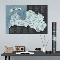 Latvija. Vis-Vis-Vietas 1700 000  9789984077536