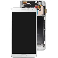 Lcd ekrāns priekš Samsung Galaxy Note 3 N9005 Lte ar sensoru un rāmi balts  Ps-M-Lcd-Sams-N9005Lte-Wh 4422190000006 sensor and frame White