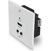 Lindy 70M Cat.6 Hdmi 4K60, Ir Amp Rs-232 Hdbaset Uk Wall Plate Extender, Transmitter  38347 4002888383479