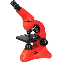 Mikroskops ar Eksperimentālo Komplektu K50 Levenhuk Rainbow 50L Oranž krāsā 40X - 800X  69075 5905555007168