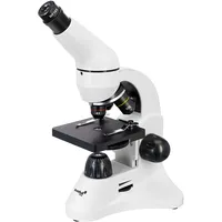 Mikroskops ar Eksperimentālo Komplektu K50 Levenhuk Rainbow 50L Plus Baltā krāsā 64X - 128  69076 5905555007175