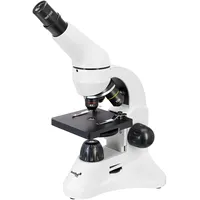 Mikroskops ar Eksperimentālo Komplektu K50 Levenhuk Rainbow 50L Baltā krāsā 40X - 800X  69071 5905555007120