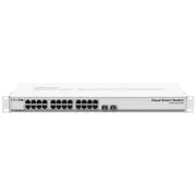 Mikrotik Css326-24G-2SRm network switch Managed Gigabit Ethernet 10/100/1000 Power over Poe 1U White  4752224002334 Swtmkrzar0029