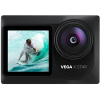 Niceboy Vega X Star Wi-Fi 4K / 20Mpx Ūdens un Triecienu Izturīga Sporta Kamera  Stiprinājumi Vega-X-Star 8594182425642
