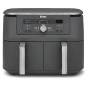 Ninja 6-In-1 Dual Zone karstā gaisa katls, 9.5 L, 2470 W, pelēks  Dz400Eu 622356322676