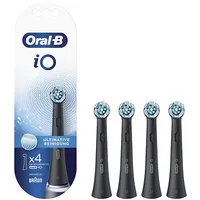 Oral-B  Clean Replaceable Toothbrush Heads iO Refill Ultimate For adults Cordless Number of brush heads included 4 Black White 4210201319856