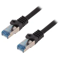 Patch cord S/Ftp 6A stranded Cu Lszh black 20M 26Awg  Cq4113S