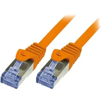 Patch cord S/Ftp 6A stranded Cu Lszh orange 5M 26Awg  Cq3078S