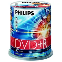 Philips DvdR 4.7Gb Cake Box 100  Dr4S6B00F/00 8710895922357