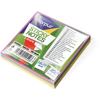 Piezīmju līmlapiņas Forpus, Z-Veida, 75 x mm, Neon Mix, 100 lapiņas  100-10643 4750650420548