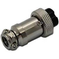 Plug microphone female Pin 4 for cable straight  Mic324