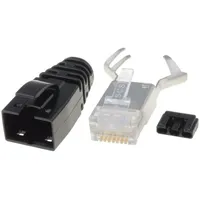 Plug Rj45 Pin 8 shielded Layout 8P8C for cable Idc,Crimped  Ss-39200-011