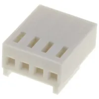 Plug wire-board female 2.54Mm Pin 4 w/o contacts for cable  Mta-04