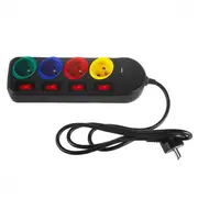 Power strip 4 sockets 1,5M Mce508 B  5902211135739 Almclzasmce508B