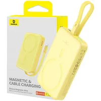 Powerbank Baseus Magnetic Mini 10000Mah 20W Magsafe Yellow  P10022109Y23-00 6932172642723