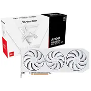 Vaizdo plokštė Powercolor Rx 9070 Xt Hellhound Spectral White 16Gb Gddr6 3 ventiliatoriai  Rx9070Xt 16G-L/Oc/White 4713436175940 100122071