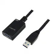 Repeater Usb 3.0 A socket,USB plug 5M black 5Gbps  Ua0127