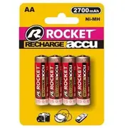 Rocket rechargeable Hr6 2700Mah Blistera iepakojumā 4Gb.  Hr2700B4 5904922904024