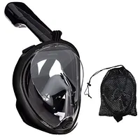 Roger Snorkelēšanas Sejas Maska Niršanas maska L / Xl Melna  Ro-Snork-Ad-Bk 4752168059388