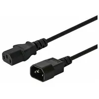 Savio Cl-99 power cable Black 1.2 m C14 coupler C13  5901986042044 Kzasavkab0004