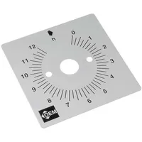 Scale for mechanical timer Mi2R  S12H