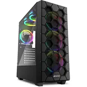 Sharkoon Rgb Hex - Desktop Pc Schwarz Atx micro Mini-Itx Gaming Multi 4044951037551  100195800