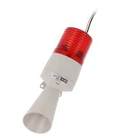 Signaller lighting-sound 24Vdc xenon arc lamp red Ip54 S60Ad  S60Ads-24-R