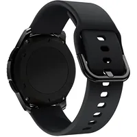 Silicone Strap Tys smartwatch band universal 20Mm black  Model Tys-04 Uniwersal Black 9145576259290