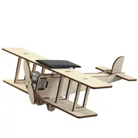 Solar Powered Toy Biplane Flying Star  Nv821259 4037373402304