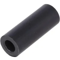 Spacer sleeve cylindrical polystyrene L 18Mm Øout 7Mm black  Tdys3.6/18 Kdr18
