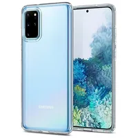 Spigen Liquid Crystal Silikona Aizsargapvalks Priekš Samsung G985 Galaxy S20 Plus Caurspīdīgs  8809685626145 Sg-Bc-Lc-G985-Tr